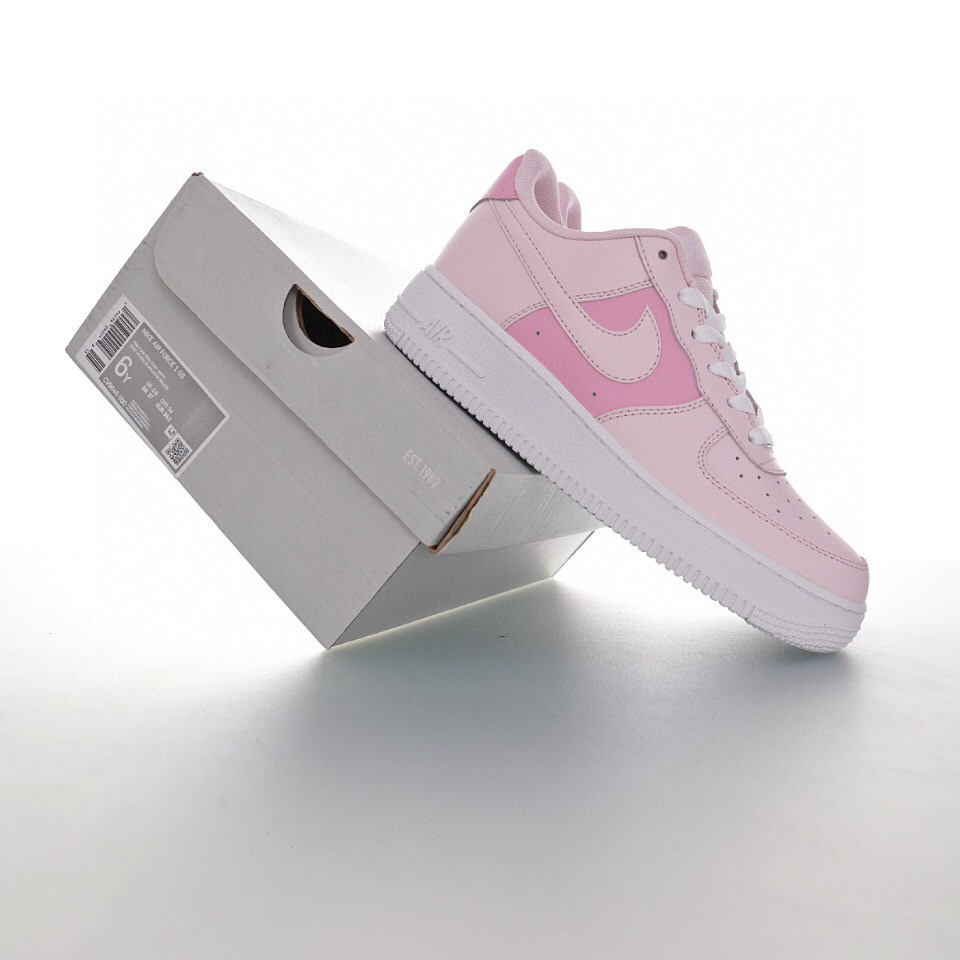 nike air force 1 - Rosado Blanco