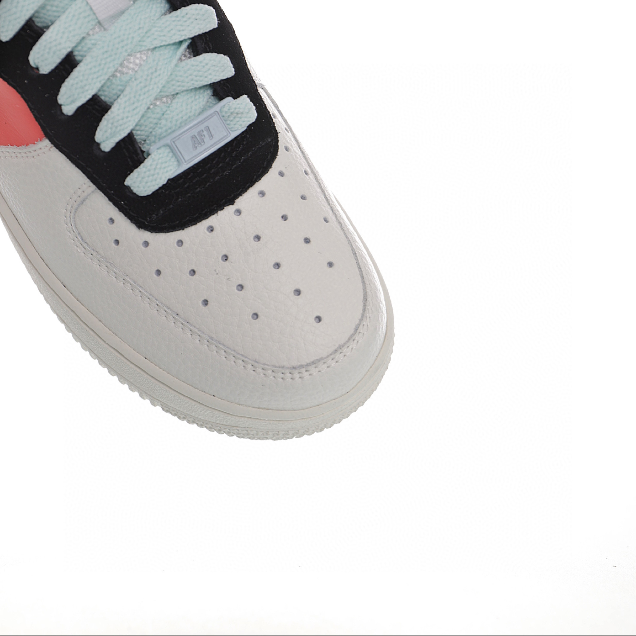 nike air force 1 - Negro Naranjo Rosado Blanco