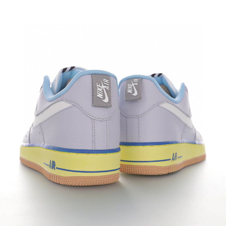 nike air force 1 - Morado Cafe Amarillo Celeste