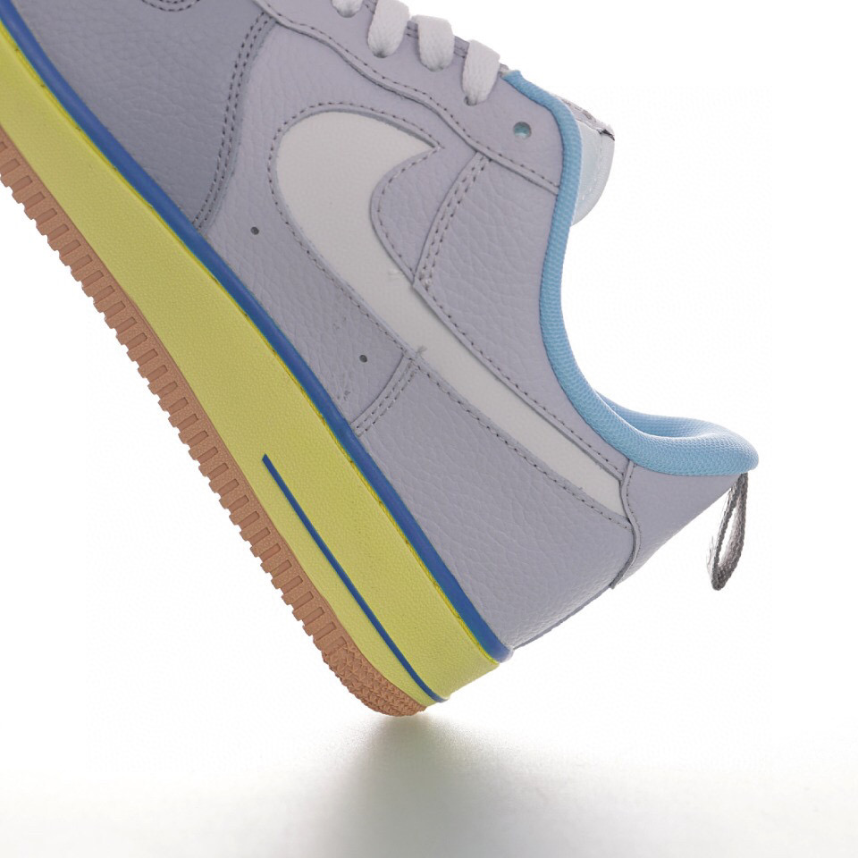 nike air force 1 - Morado Cafe Amarillo Celeste