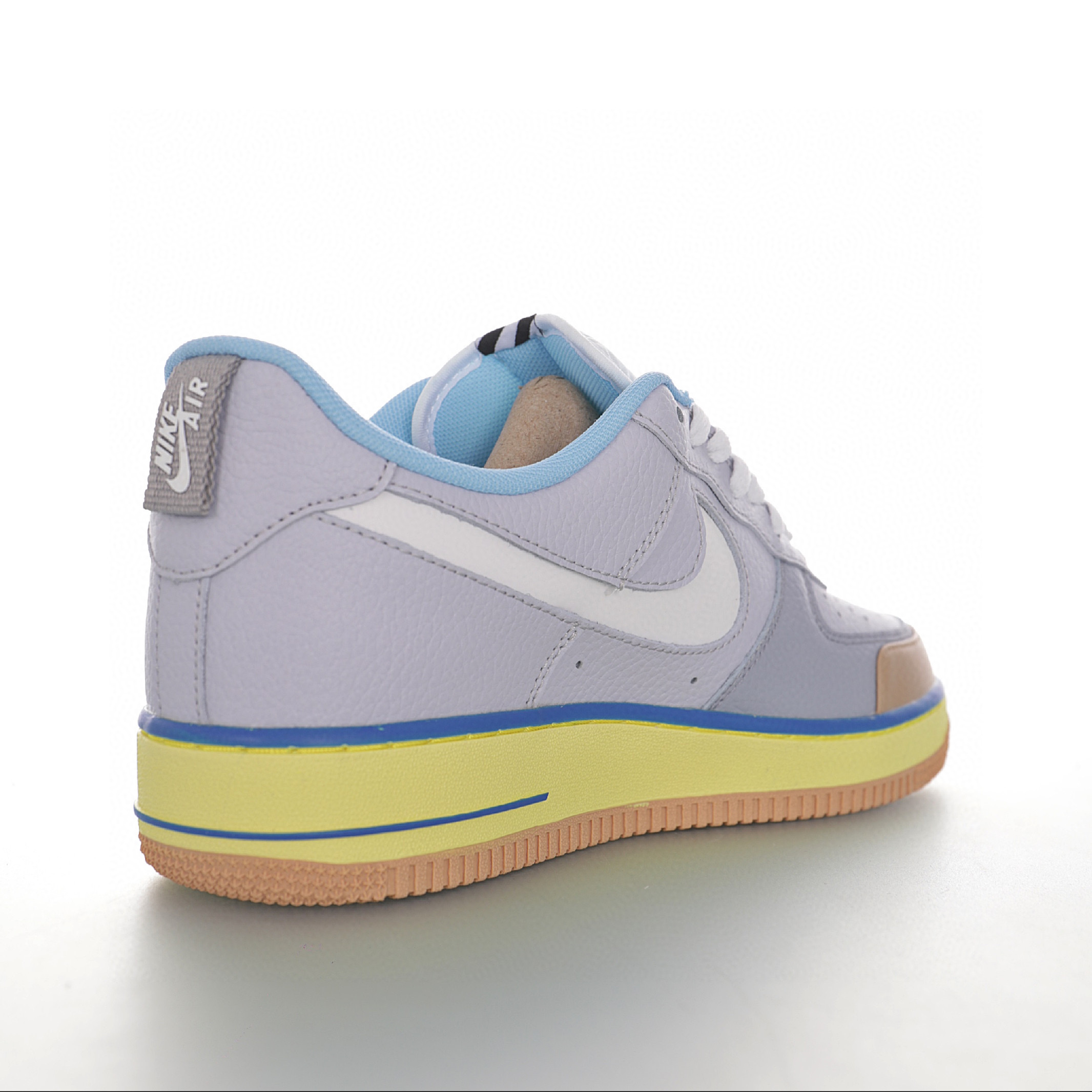 nike air force 1 - Morado Cafe Amarillo Celeste