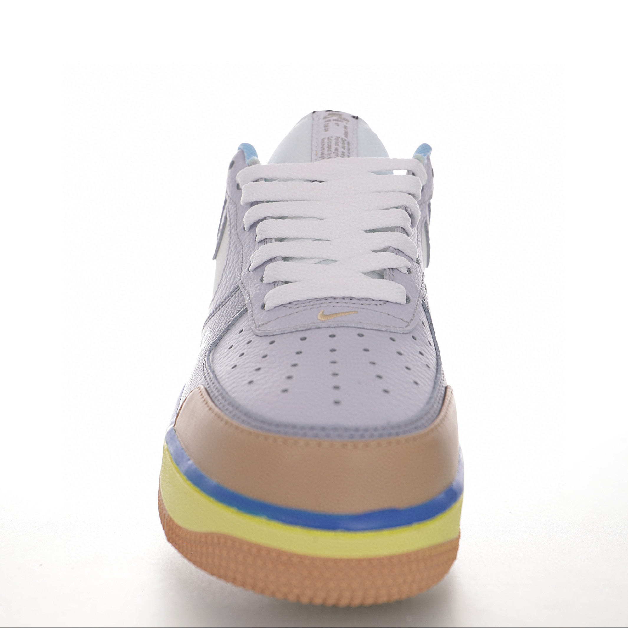 nike air force 1 - Morado Cafe Amarillo Celeste