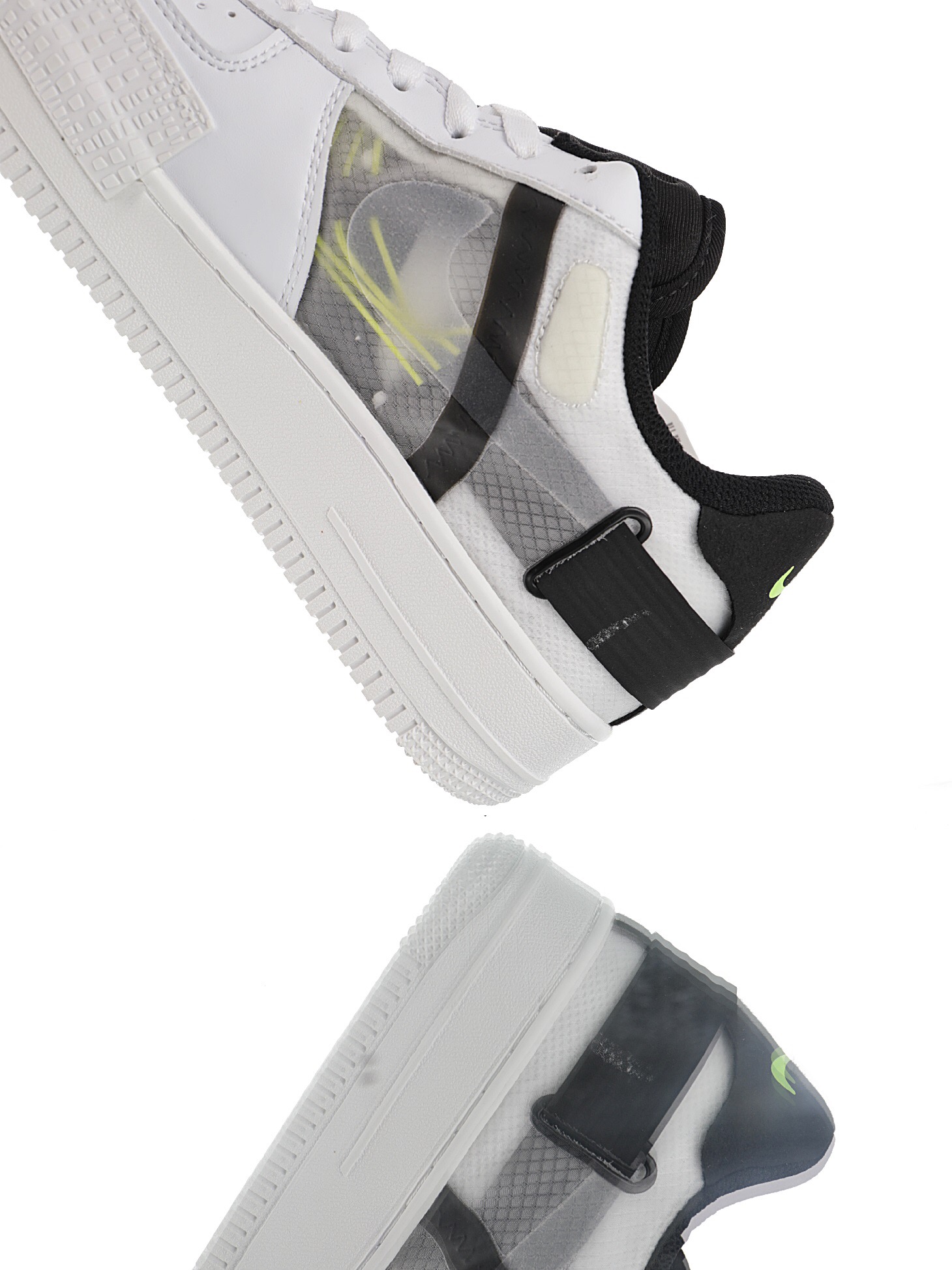 nike air force 1 - Negro Blanco