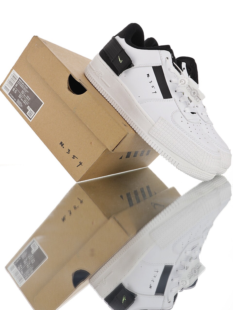 nike air force 1 - Negro Blanco