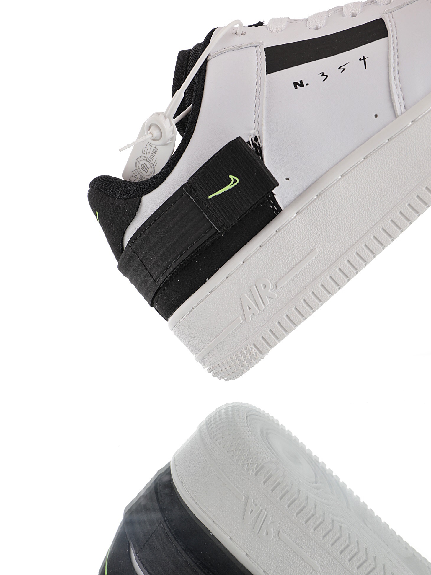 nike air force 1 - Negro Blanco