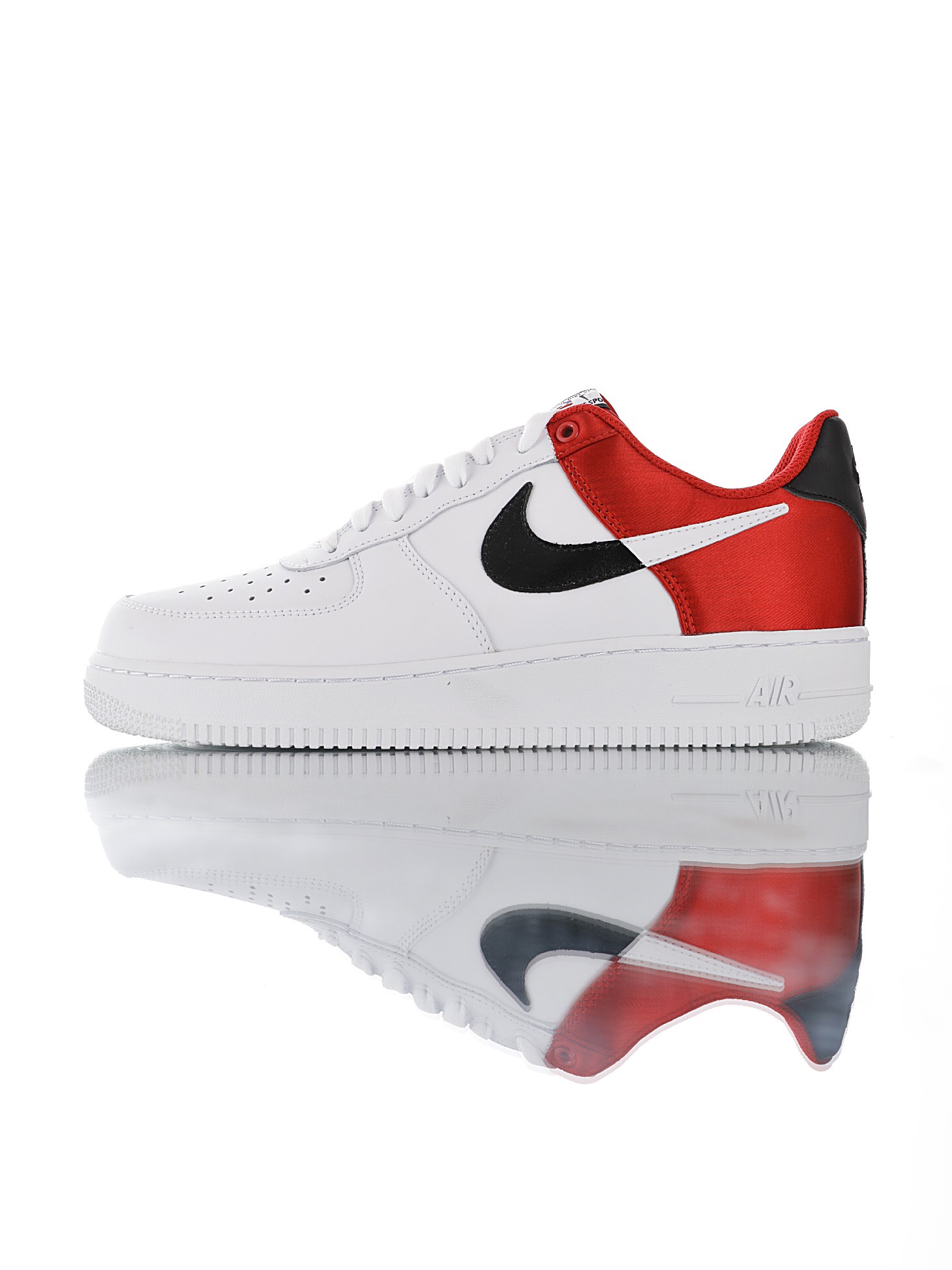nike air force 1 - Rojo Negro Blanco