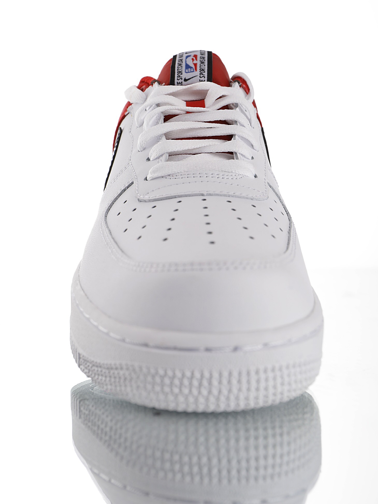 nike air force 1 - Rojo Negro Blanco