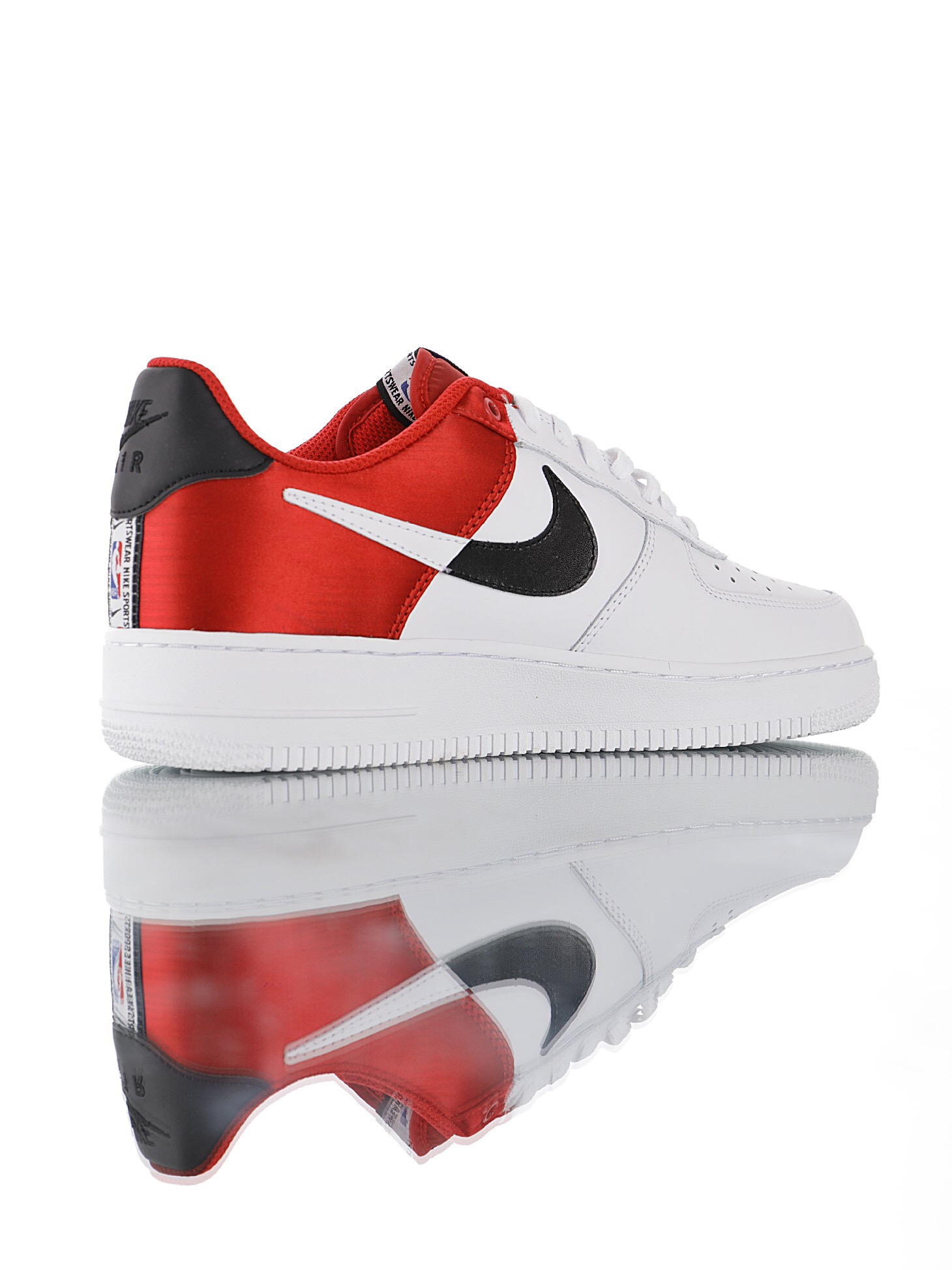 nike air force 1 - Rojo Negro Blanco