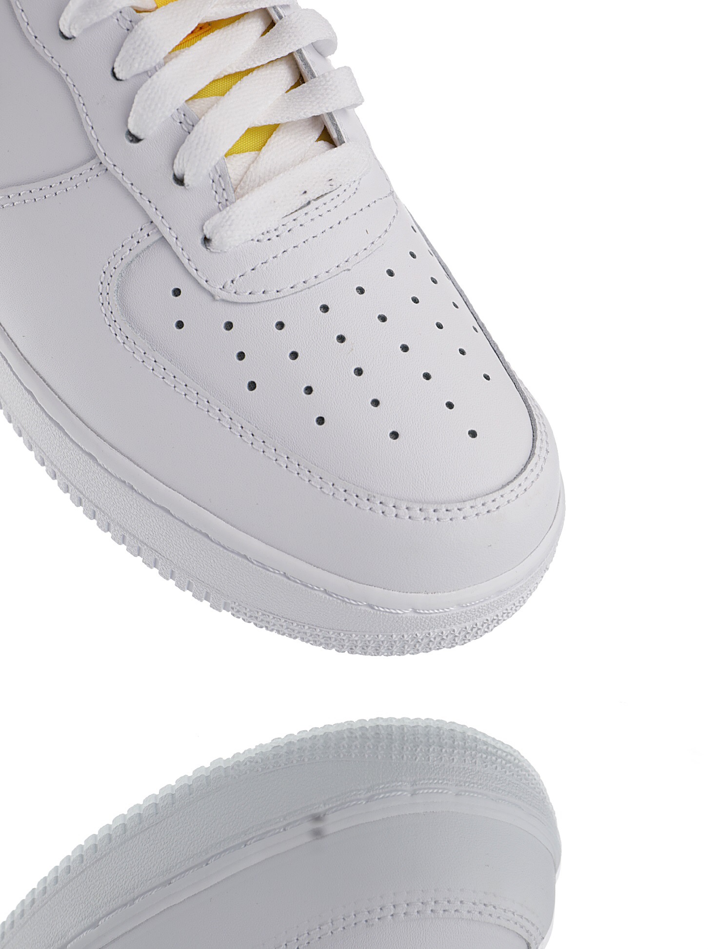 nike air force 1 - Amarillo Blanco Negro