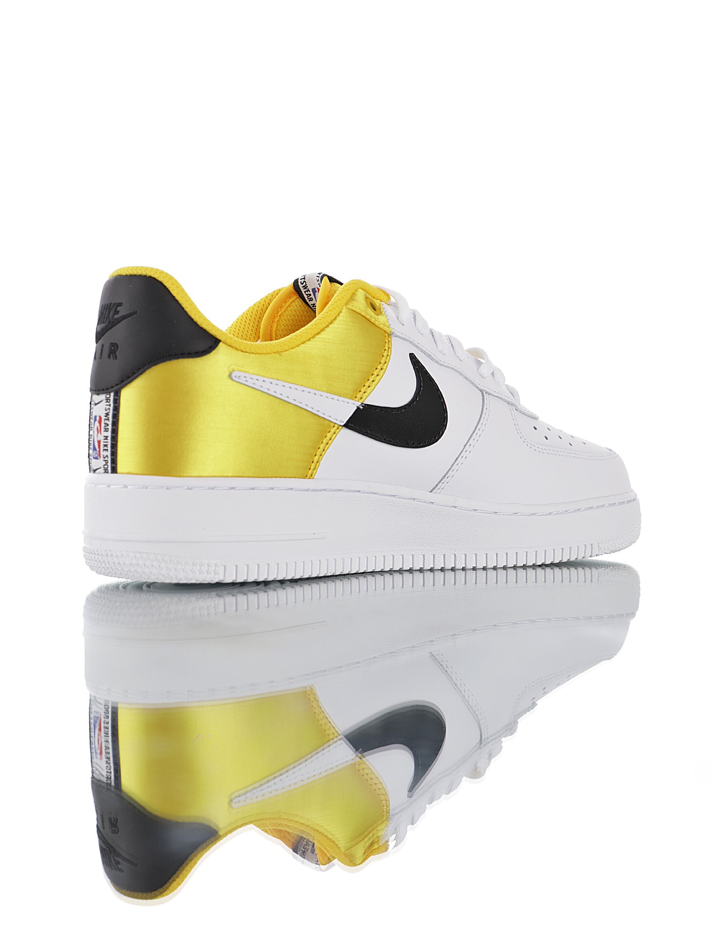 nike air force 1 - Amarillo Blanco Negro