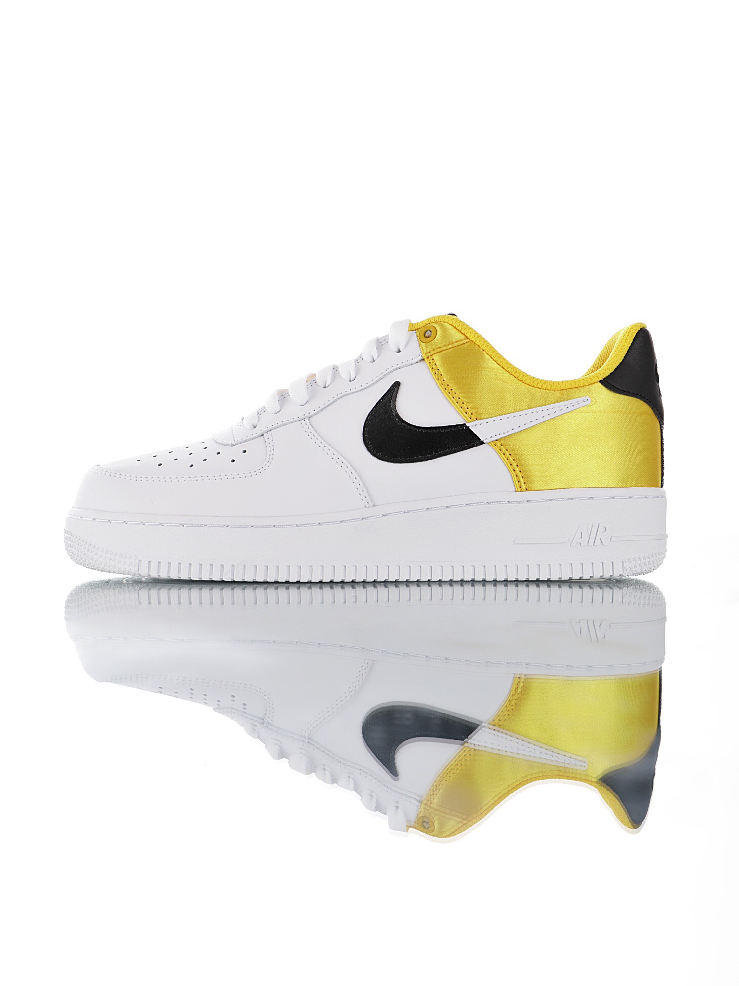 nike air force 1 - Amarillo Blanco Negro