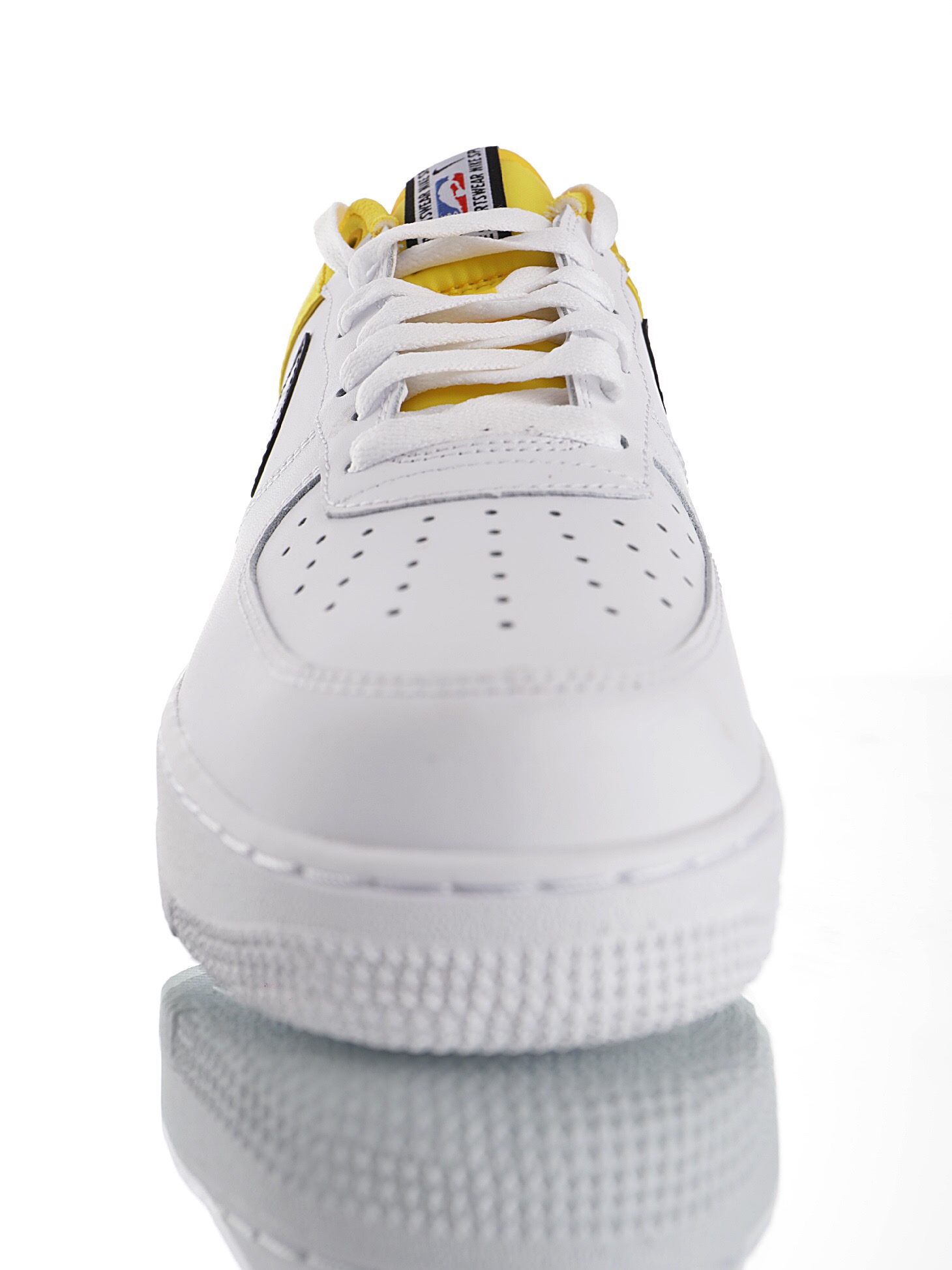 nike air force 1 - Amarillo Blanco Negro