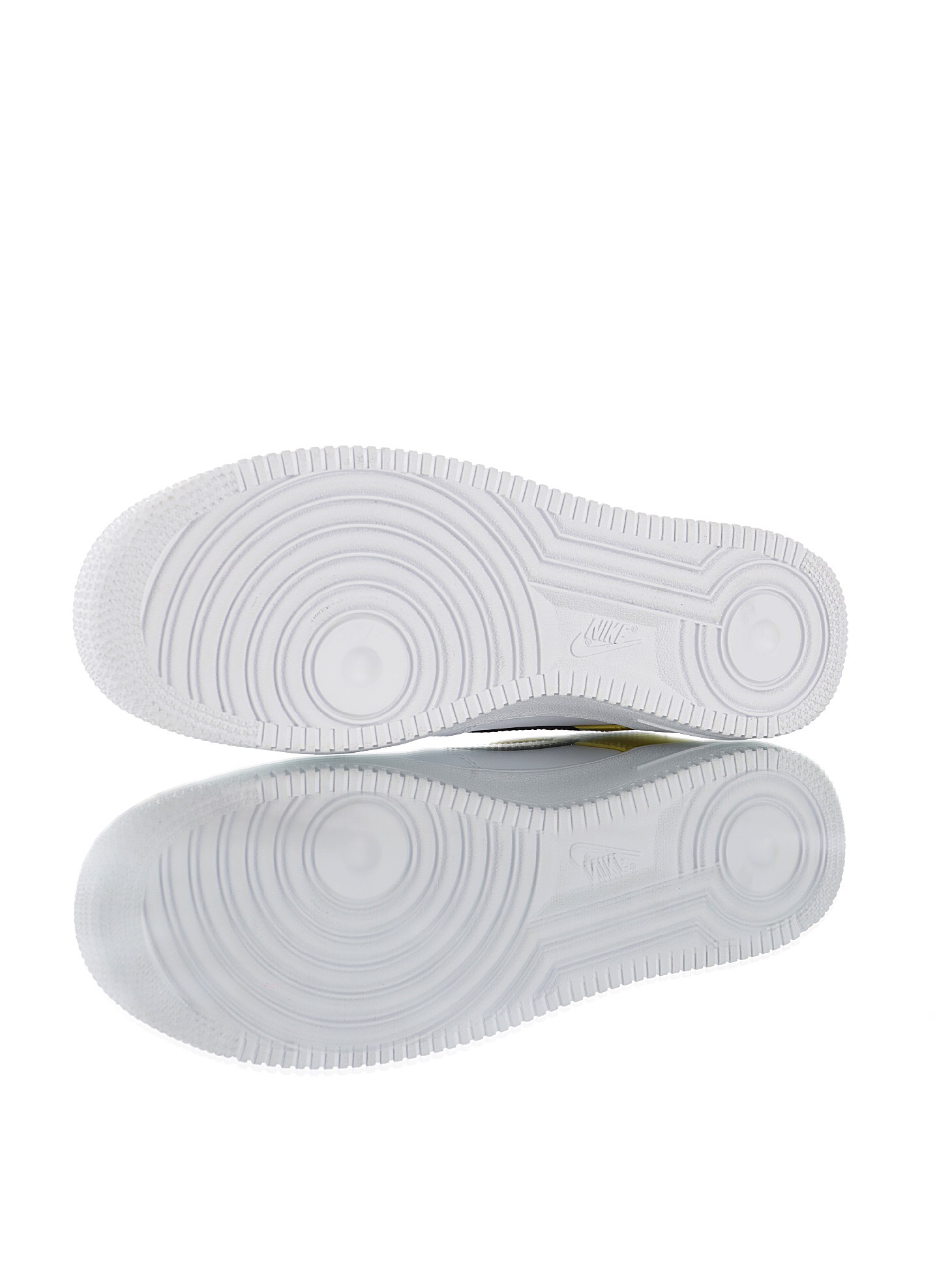 nike air force 1 - Amarillo Blanco Negro