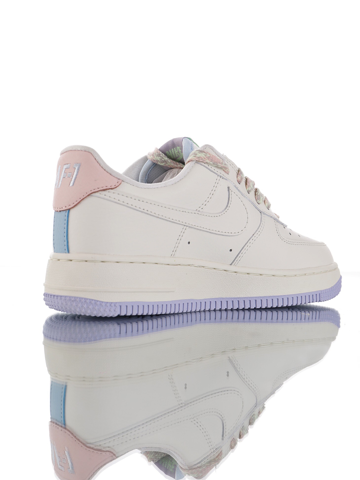 nike air force 1 - Blanco Rosado Morado