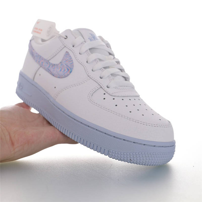 nike air force 1 - Blanco Arcoiris Gris