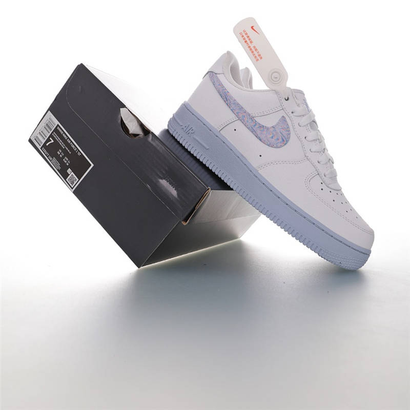 nike air force 1 - Blanco Arcoiris Gris