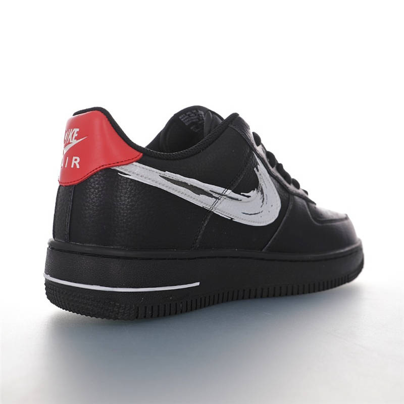 nike air force 1 - Negro Rojo Blanco