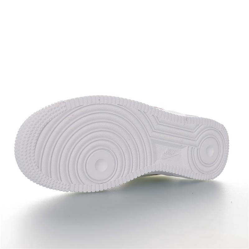 nike air force 1 - Blanco Naranjo Rojo Celeste Vainilla