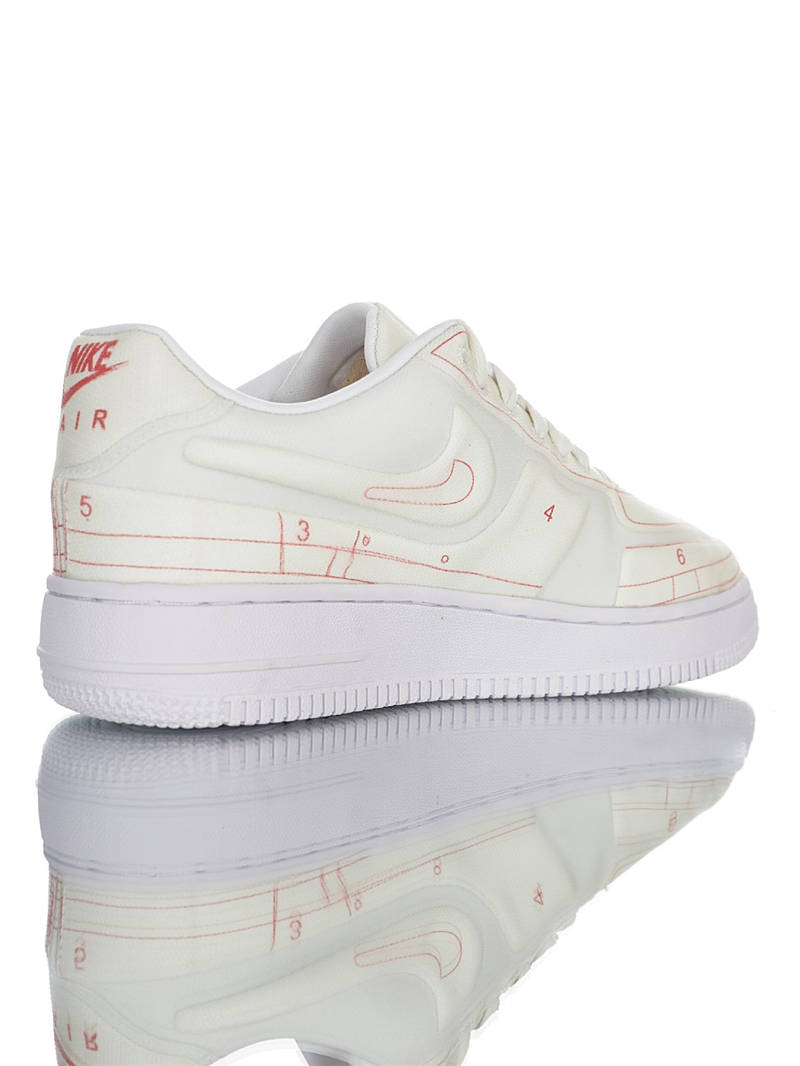 nike air force 1 - Vainilla Blanco Naranjo