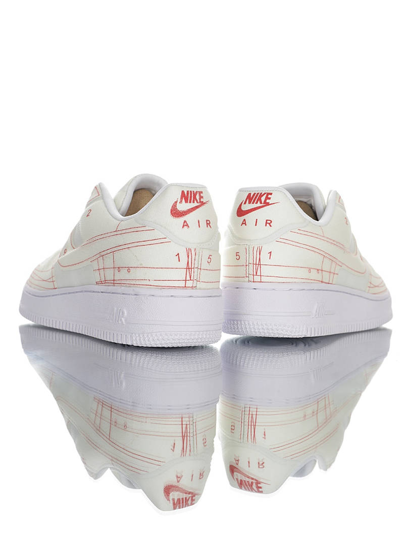 nike air force 1 - Vainilla Blanco Naranjo