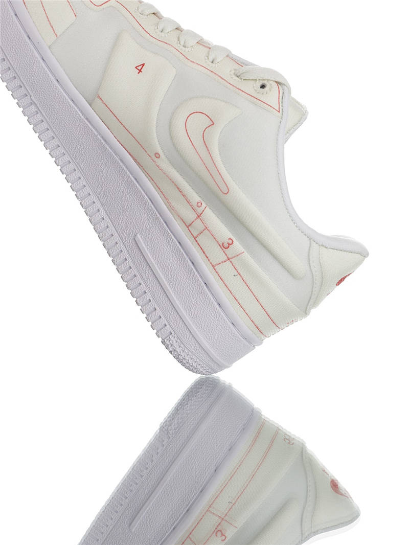 nike air force 1 - Vainilla Blanco Naranjo