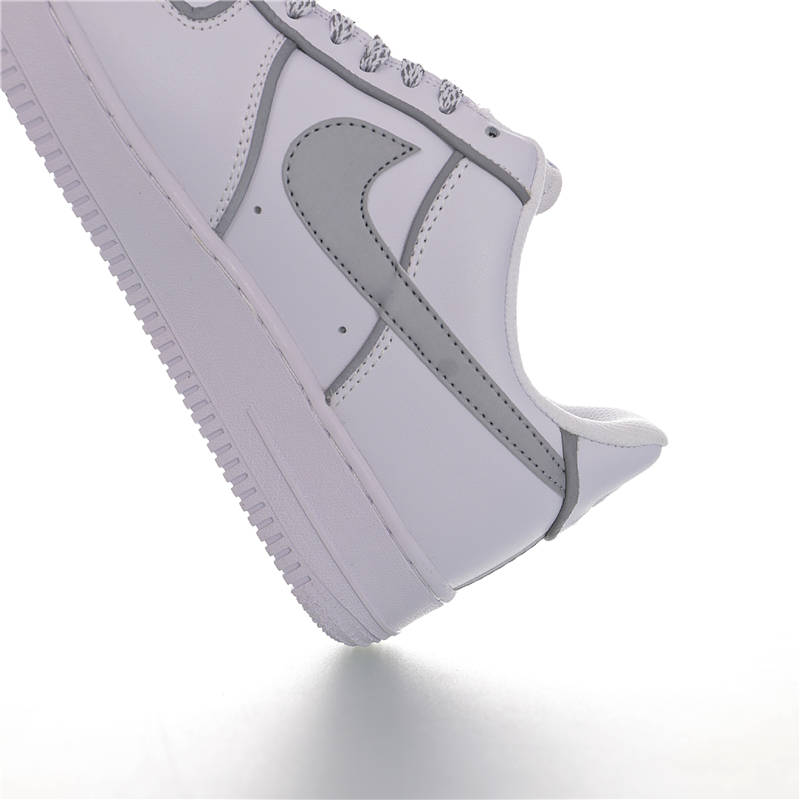 nike air force 1 - Gris Blanco