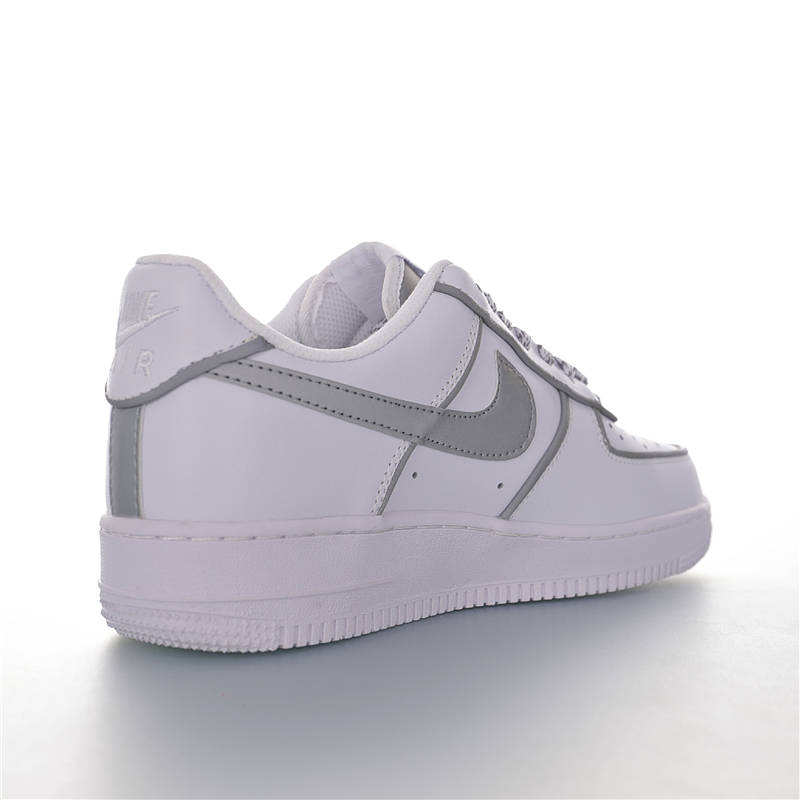 nike air force 1 - Gris Blanco