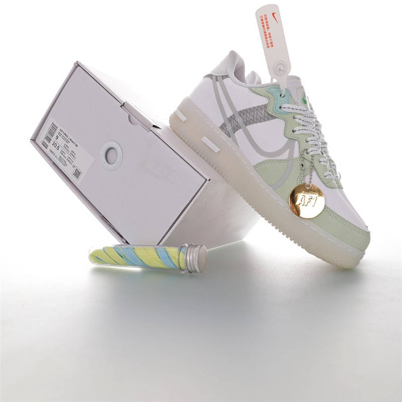 nike air force 1 - Blanco Menta Gris
