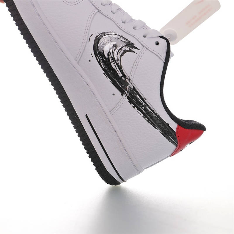 nike air force 1 - Negro Rojo Blanco