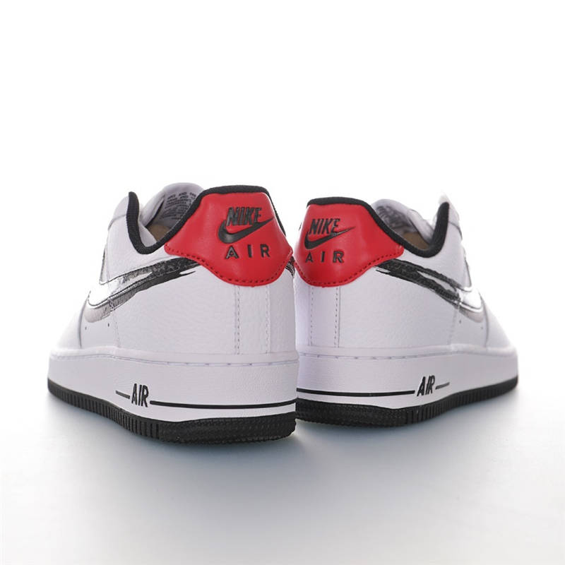 nike air force 1 - Negro Rojo Blanco