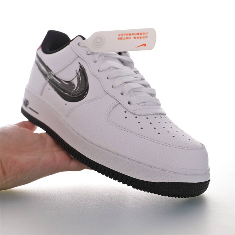 nike air force 1 - Negro Rojo Blanco