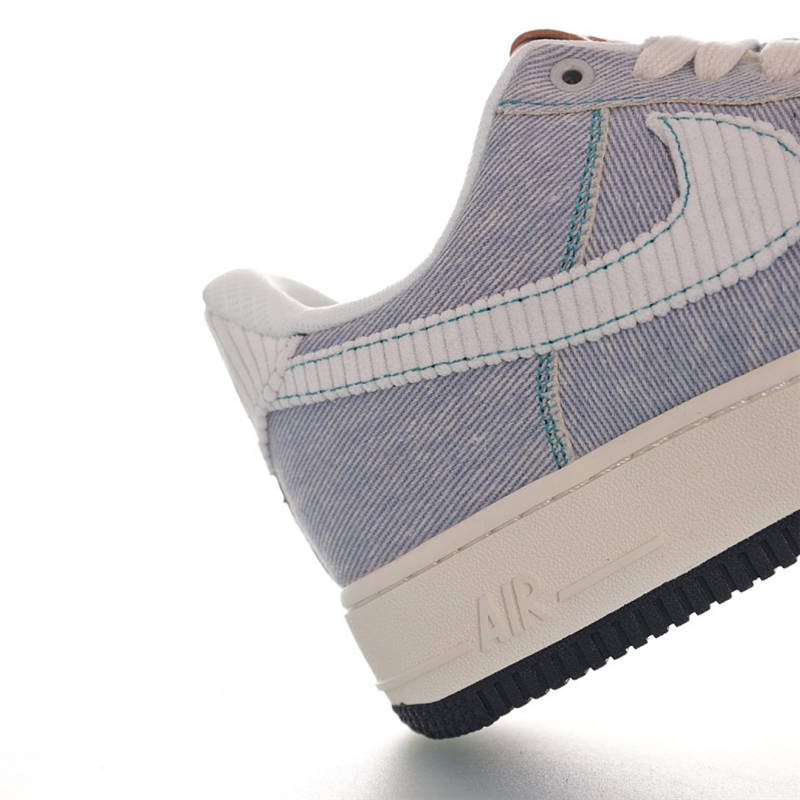 nike air force 1 - Celeste Cafe Blanco
