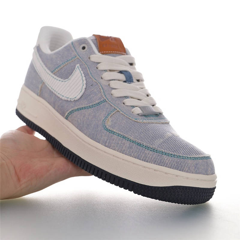 nike air force 1 - Celeste Cafe Blanco