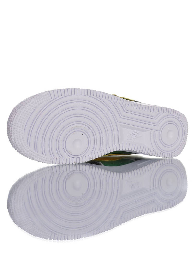 nike air force 1 - Blanco Verde Amarillo Celeste Negro