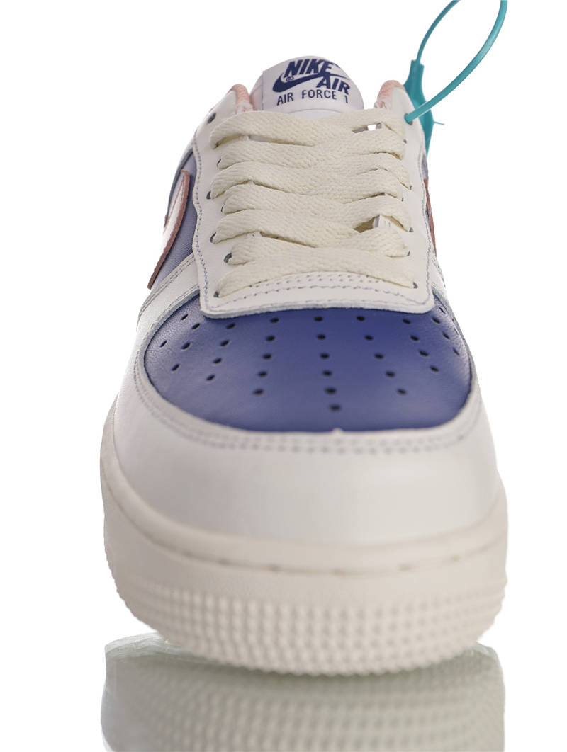 nike air force 1 - Blanco Rosado Azul