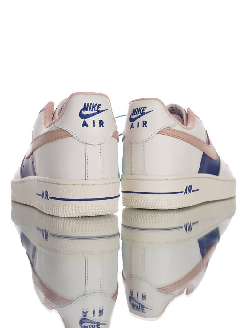 nike air force 1 - Blanco Rosado Azul