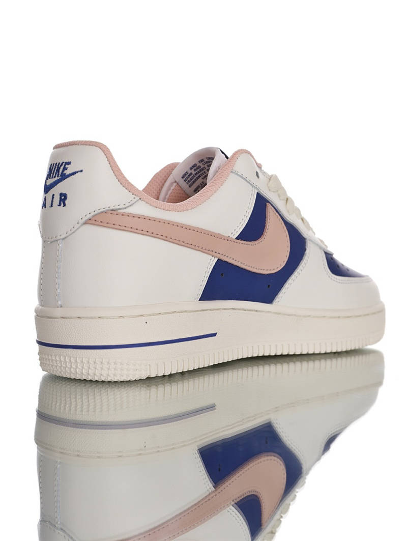 nike air force 1 - Blanco Rosado Azul