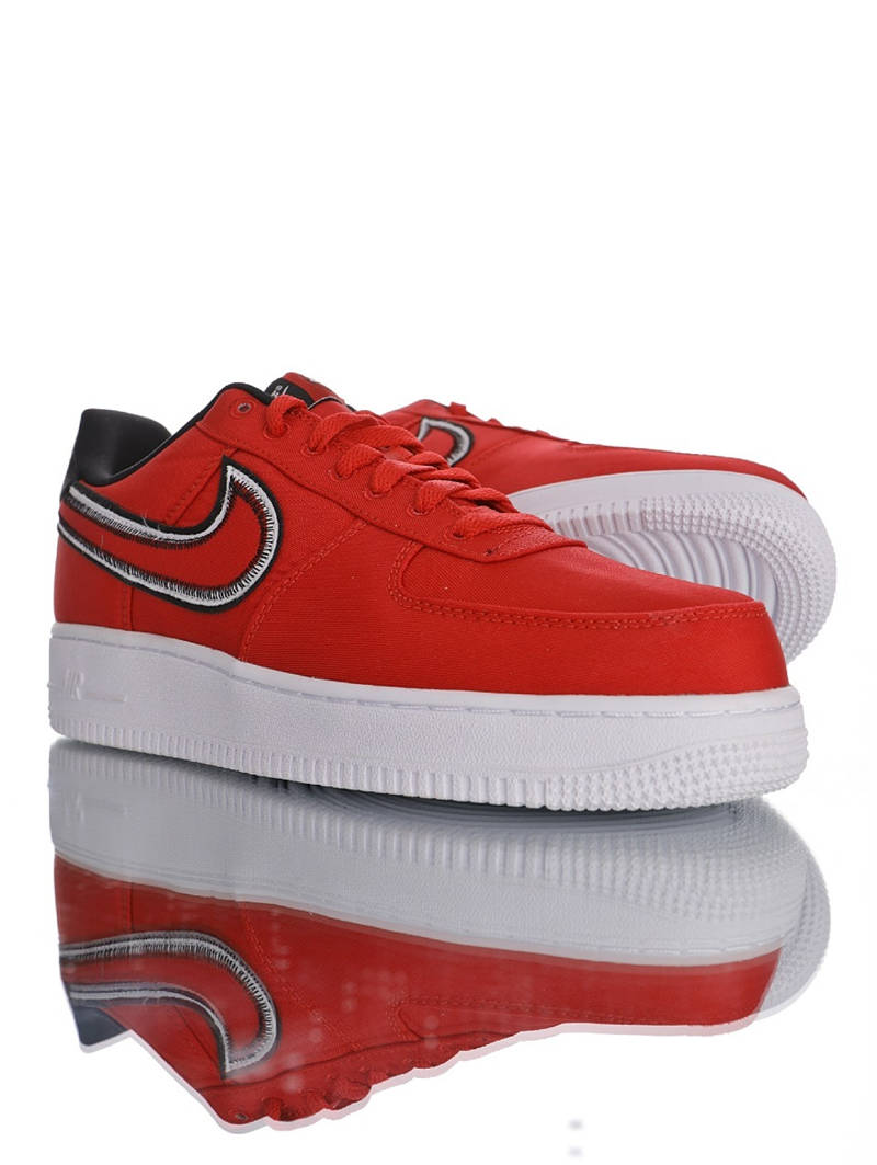 nike air force 1 - Rojo Negro Blanco