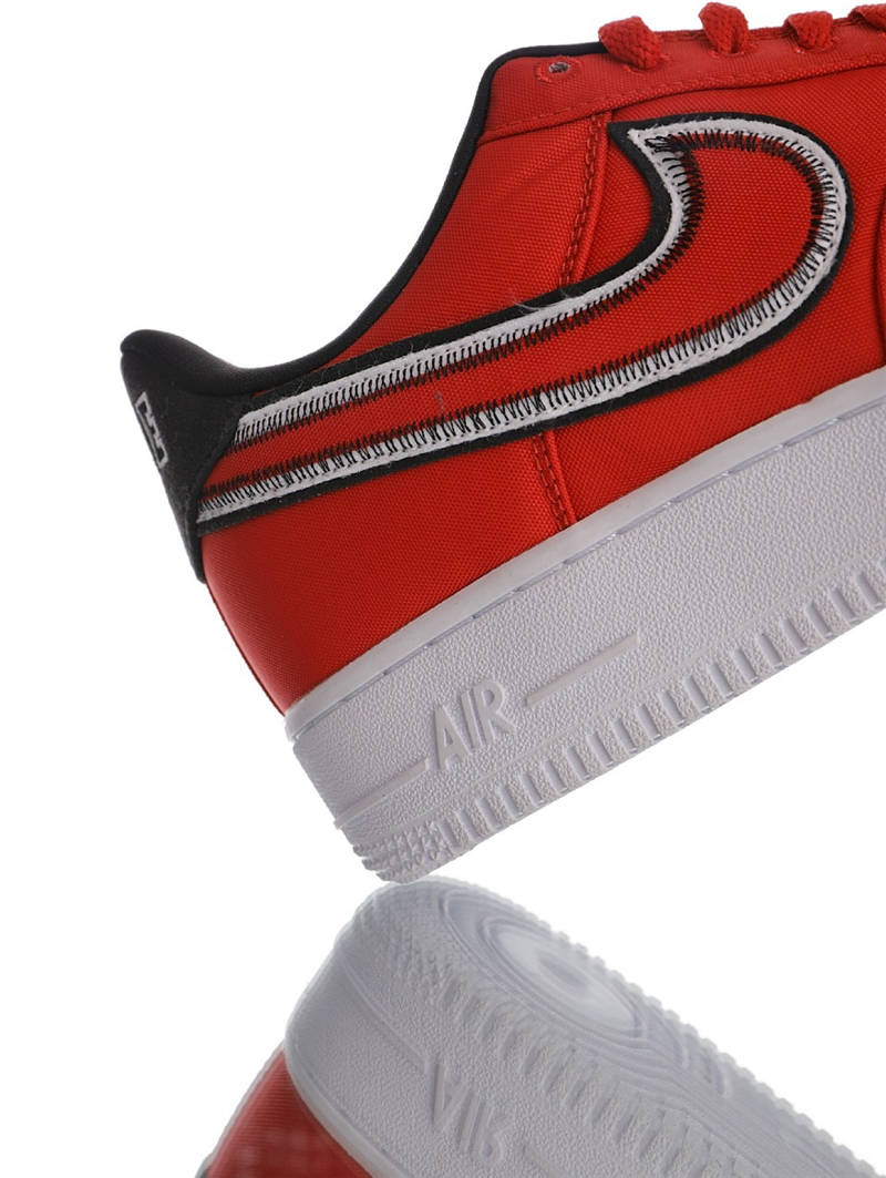 nike air force 1 - Rojo Negro Blanco
