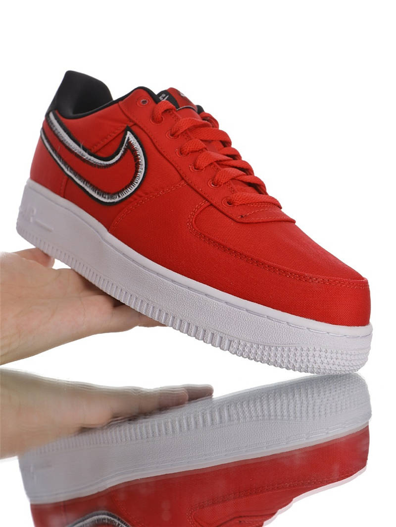 nike air force 1 - Rojo Negro Blanco