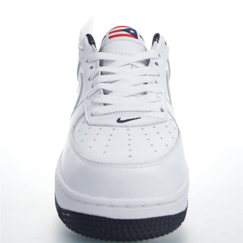 nike air force 1 - Blanco Azul Rojo