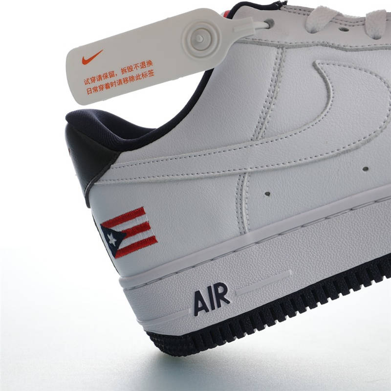 nike air force 1 - Blanco Azul Rojo