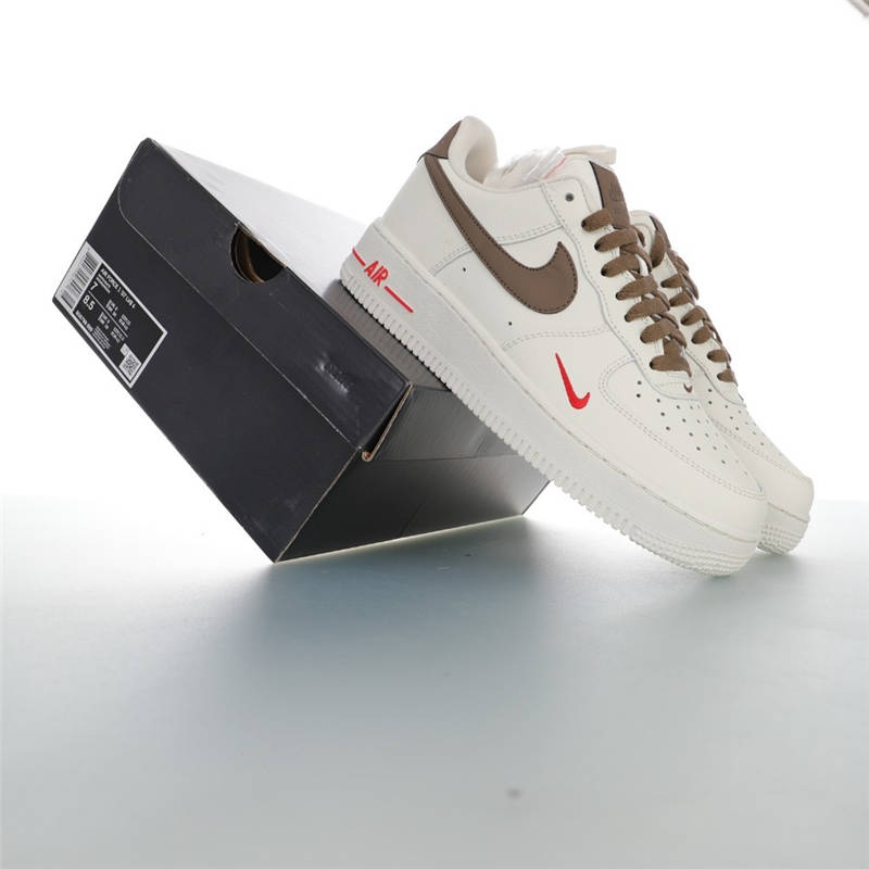 nike air force 1 - Blanco Cafe Naranjo