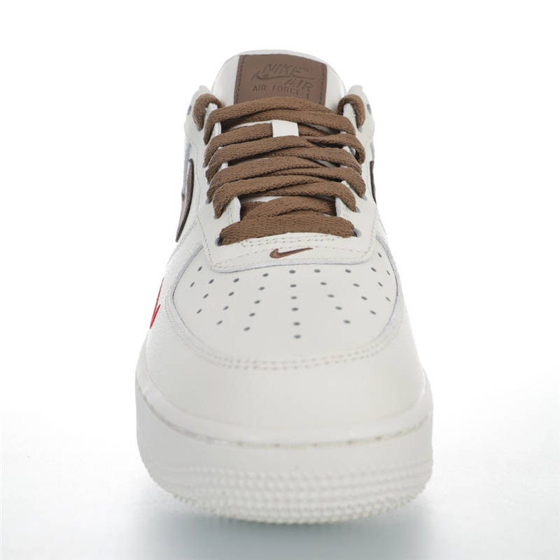 nike air force 1 - Blanco Cafe Naranjo