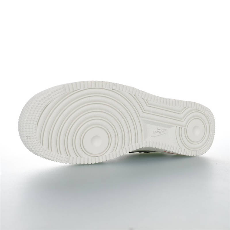 nike air force 1 - Blanco Cafe Naranjo