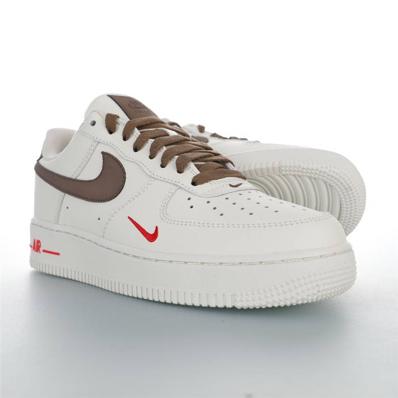 nike air force 1 - Blanco Cafe Naranjo