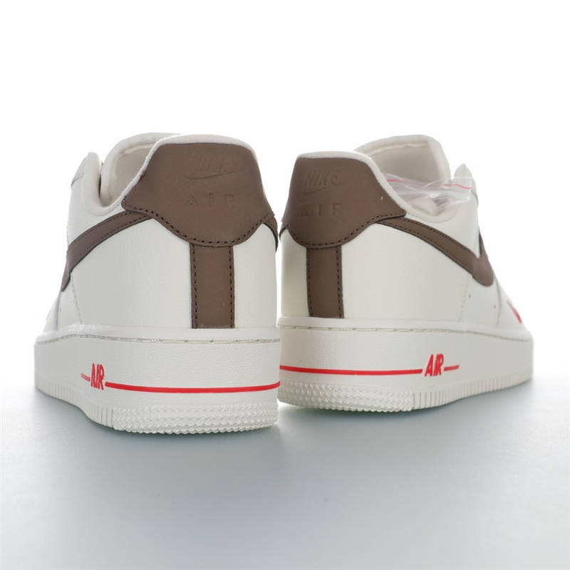 nike air force 1 - Blanco Cafe Naranjo