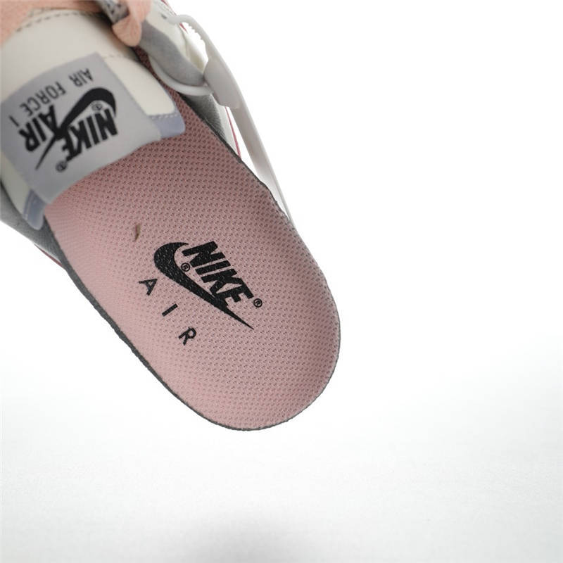 nike air force 1 - Blanco Rosado Gris