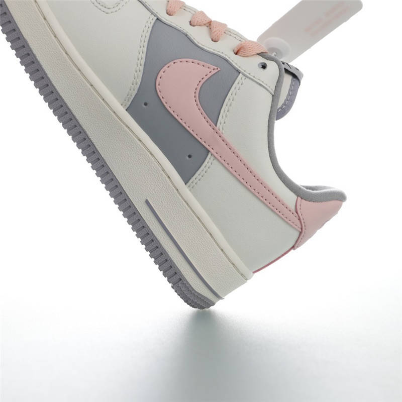 nike air force 1 - Blanco Rosado Gris