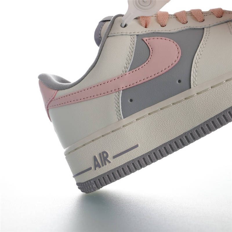 nike air force 1 - Blanco Rosado Gris